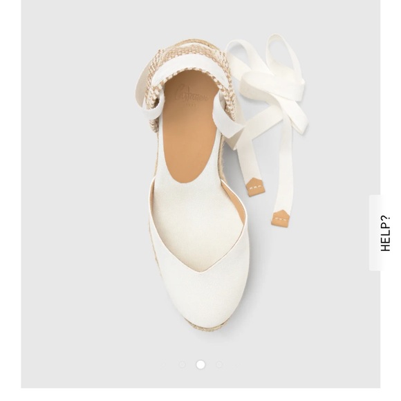 Castaner Chiara Women's White Espadrille Wedges. New without tags. - Picture 8 of 8